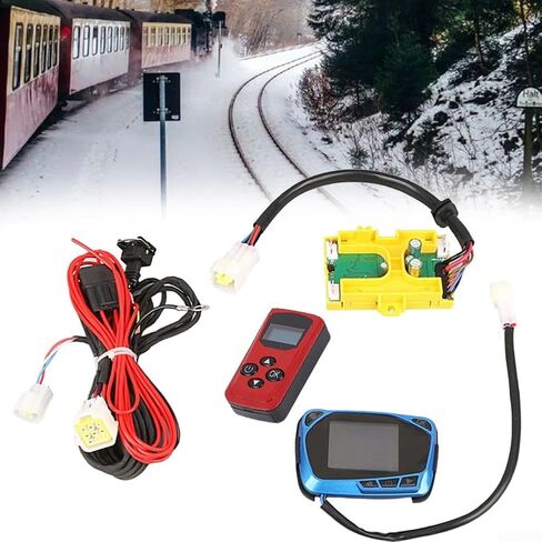 Diesel Heater Motherboard Kit with LCD Control Switch and Remote For 5-8KW 12V, ABS Car Air Parking Heater Parts for Truck, RV, Bus or Boat Heating System Replacement in Kuwait