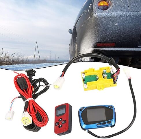 Diesel Heater Motherboard Kit with LCD Control Switch and Remote For 5-8KW 12V, ABS Car Air Parking Heater Parts for Truck, RV, Bus or Boat Heating System Replacement in Kuwait