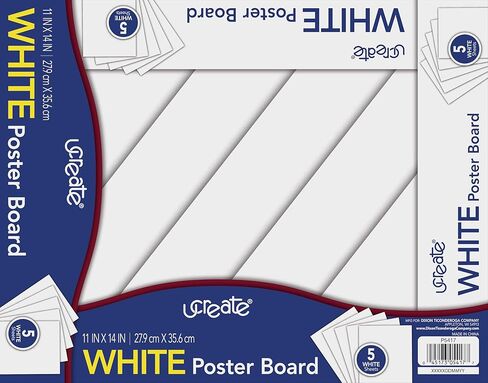 Pacon Poster Boards (PAC5417) 11 x 14, White in Saudi Arabia