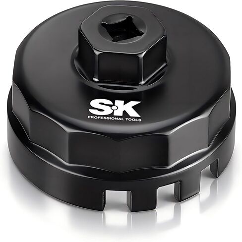 مفتاح غطاء فلتر زيت تويوتا SK 64 مم 14 مزمار، محرك 3/8 بوصة، أداة إزالة فلتر الزيت لمحرك 2.5-5.7 لتر، يناسب لكزس، كامري، 4 رنر، RAV4، تندرا، تاكوما، هايلاندر، سيينا، سيكويا، أفالون، فينزا in Kuwait