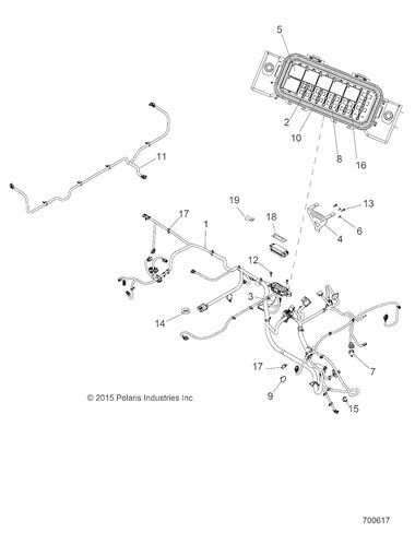 Polaris 2412699 Harness-Chassis EPS Ranger 570 2412698 in Kuwait