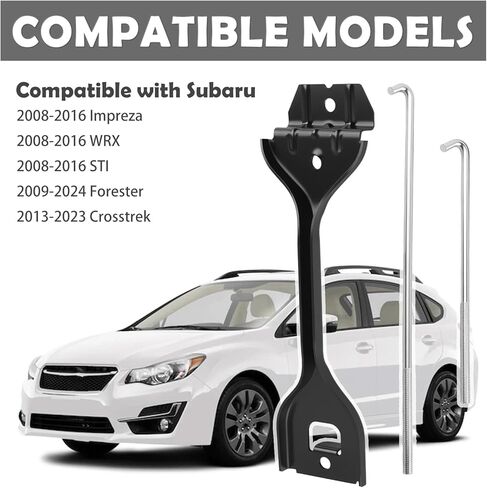 بطارية السيارة عقد أسفل عدة OEM #82161AG011، طقم حامل بطارية السيارة متوافق مع سوبارو امبريزا WRX STI فورستر Crosstrek، البطاريات عقد مجموعات قوس مع السنانير والمكسرات in Kuwait