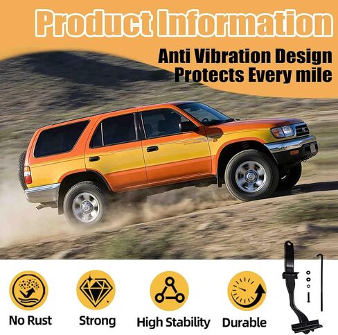 دعامة ربط البطارية لأسفل، مجموعة تثبيت البطارية، متوافقة مع 4Runner 1996-2002، Tacoma 1995-2004، 74404-35140، عبوة واحدة مع مسمارين. in Kuwait