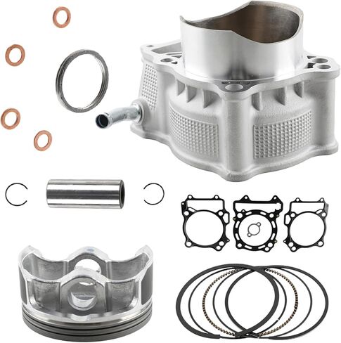 TAI YING POWER 434cc 94mm حجم التجويف الأسطواني حلقة المكبس طوقا مجموعة حلقة النهاية العلوية مجموعة إعادة البناء مناسبة لسوزوكي LTZ 400 2003-2014 Kawasaki KFX400 2003-2006 DR-Z400 2000-2015، أسطوانة مطلية نيكاسيل in Kuwait