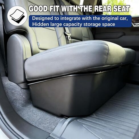 Under Seat Storage Box Fit for 2019-2026 Chevy Silverado/GMC Sierra 1500, 2020-2026 Silverado/Sierra 2500HD/3500HD, Double Cab & Crew Cab Underseat Organizer Accessories in Kuwait