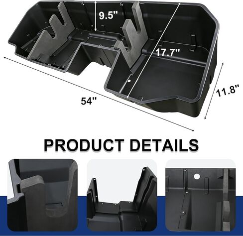 Under Seat Storage Box Fit for 2019-2026 Chevy Silverado/GMC Sierra 1500, 2020-2026 Silverado/Sierra 2500HD/3500HD, Double Cab & Crew Cab Underseat Organizer Accessories in Kuwait