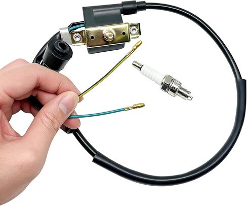 Ignition Coil and A7TC Spark Plug for Coolster 125cc 110cc 90cc 70cc 50cc Taotao DB10 Cheetah Roketa Baja Kazuma Meerkat 50 Falcon 90 Apollo DB21 Chinese Kids ATV Quad 4 Wheeler Dirt Bike Parts in Kuwait