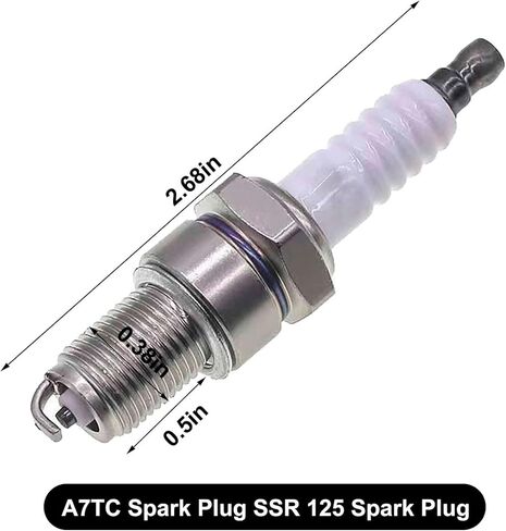 Ignition Coil and A7TC Spark Plug for Coolster 125cc 110cc 90cc 70cc 50cc Taotao DB10 Cheetah Roketa Baja Kazuma Meerkat 50 Falcon 90 Apollo DB21 Chinese Kids ATV Quad 4 Wheeler Dirt Bike Parts in Kuwait