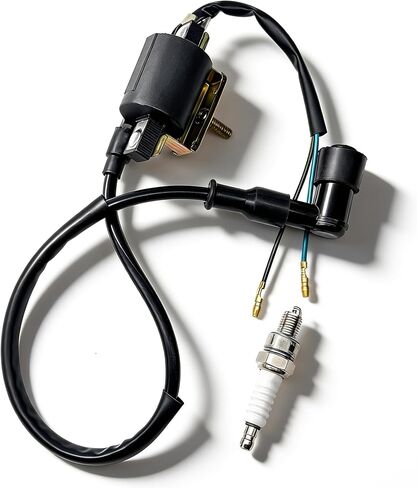 Ignition Coil and A7TC Spark Plug for Coolster 125cc 110cc 90cc 70cc 50cc Taotao DB10 Cheetah Roketa Baja Kazuma Meerkat 50 Falcon 90 Apollo DB21 Chinese Kids ATV Quad 4 Wheeler Dirt Bike Parts in Kuwait