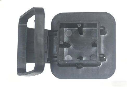 2 Inch Trailer Hitch Receiver Tube Cover, Black Rubber Dust Plug for 2" Square Receivers, Compatible with Trucks SUVs Pickups（ 1pcs） in Kuwait