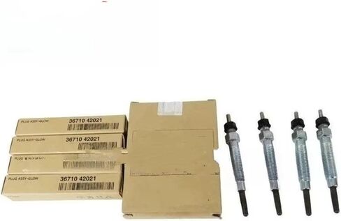 قابس تسخين محرك السيارة متوافق مع Hyundai لـ Galloper II لـ H100 لـ H-1 لـ Terracan 3671042020 لـ Turbo Diesel Heater توهج المقابس مجموعة 3671042021 in Kuwait