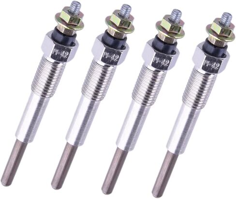 Car Engine Preheating Plug Compatible With Isuzu For C240 C190 C201 4FA1 Auxiliary Diesel Engine Glow Plug C240PKG C240PKJ 9-82511978-0 9825119780 4pcs 10.5V in Kuwait