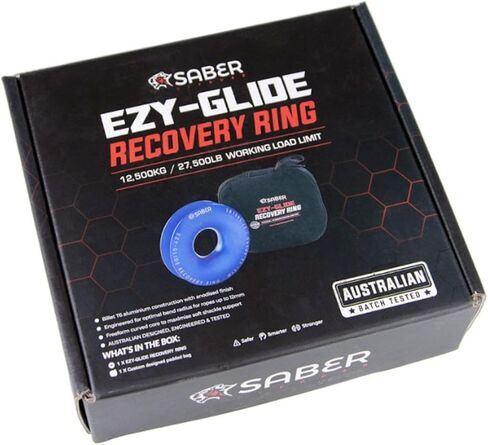 MILE MARKER SBR-12BRR حلقة استرداد سيبر زرقاء واحدة للطرق الوعرة EZY Glide | تم تصميمها لزيادة السعة وتقليل تآكل الحبال | الثقيلة وخفيفة الوزن in Kuwait