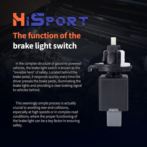 مفتاح ضوء الفرامل HiSport 93810-3S700 SLS-354 متوافق مع Hyundai Accent Azera Elantra GT Equus Genesis Coupe Santa Fe، بديل لكيا كادينزا فورتي K900 أوبتيما ريو روندو سيدونا سبورتاج in Kuwait