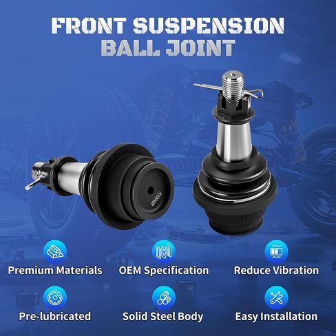 Set of 2 Front Lower Ball Joint Compatible with 2014-2020 Chevy Silverado 1500 Tahoe Suburban GMC Sierra Yukon XL Cadillac Escalade ESV 2015 2016 2017 2018 2019 2020 Replaces K500408 in Kuwait