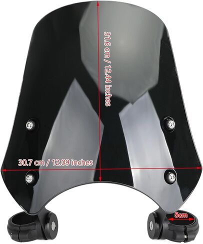 الزجاج الأمامي للدراجات النارية متوافق مع ABS FXST Softail FXDC Wide Super in Kuwait