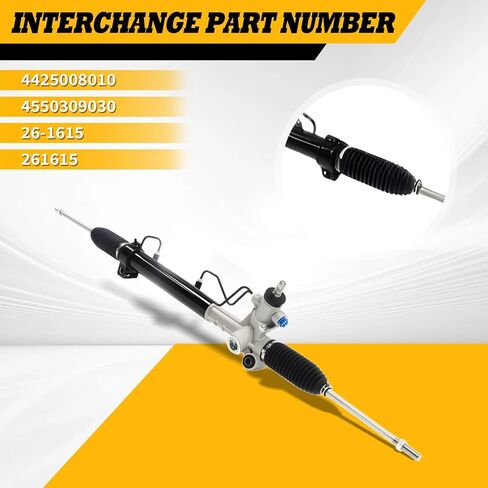 44250-08010 Power Steering Rack and Pinion Assembly Compatible with Sienna 1998-2000 261615 in Kuwait