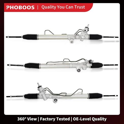 مجموعة رف وترس التوجيه الهيدروليكي من PHOBOOS متوافقة مع Hummer H3 2006-2010، H3T 2010، وحدة جديدة، مقاومة التسرب، ملاءمة مباشرة، المرجع. 97-1040، 22-1040 in Kuwait