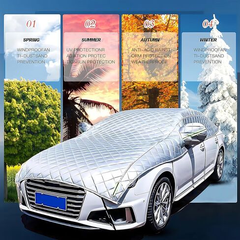 Hail Protector Car Cover Padded Blanket for SUV Jeep-Length (181 to 200 Inch) Padded Blanket Anti-Hail Car Covers 5-Layer Heavy in Kuwait