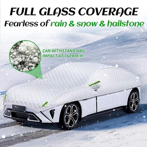 Hail Protector Car Cover Padded Blanket for SUV Jeep-Length (181 to 200 Inch) Padded Blanket Anti-Hail Car Covers 5-Layer Heavy in Kuwait