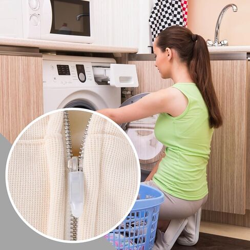 DOPENSPI 25 قطعة من أغطية السحاب للمجفف، 5 أحجام من السيليكون بسحابات الرأس أغطية حماية من السيليكون لحماية مجفف الملابس والغسالة الداخلية وتقليل الضوضاء in Kuwait
