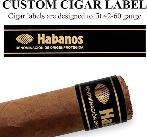 50 Pcs Cigar Labels,Cigar Gifts for Men Cigar Bands,Cigar Label Bands for Protecting Cigars,Cigar Bar Decor, Cigar Stickers for Party Favors,Cigar Accessories for Men in Kuwait