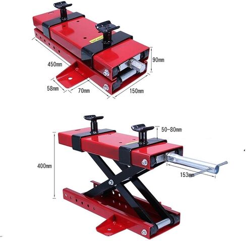Motorcycle Jack Lift Stand Lifting Rack Attachment Height Adjustable Easy to Install Spare Part Accessories Bike Repair Stand in Kuwait