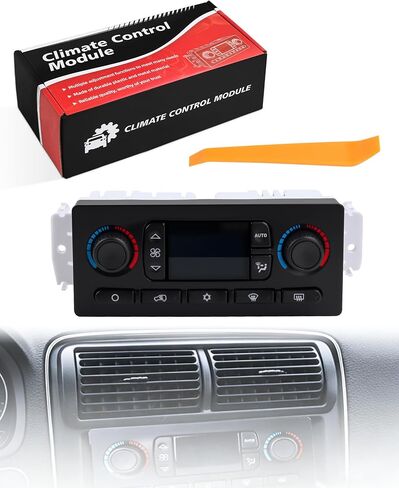 Upgrade 599-211XD HVAC Control Module Panel Silverado/Sierra Climate Control Module A/C Heater Air Conditioning Panel Compatible with Chevy Silverado Avalanche Tahoe Suburban GMC Sierra Yukon Escalade in Kuwait