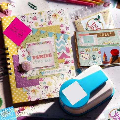 Square Punch Square Hole Punch for Crafts Squares Paper Punches for Crafting Squares Puncher for Scrapbooking 1.5 inch Shape Hole Puncher in Kuwait