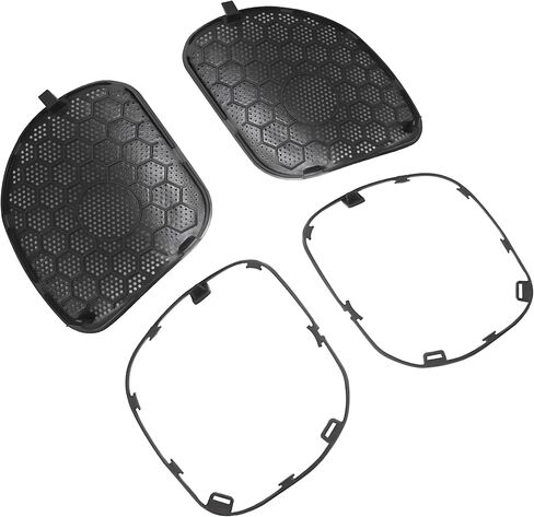 ALMULOO Black Front Fairing Speaker Grille Covers Compatible with 2015–2024 Harley Davidson Road Glide CVO Road Glide Mesh Cover Plastic in Kuwait
