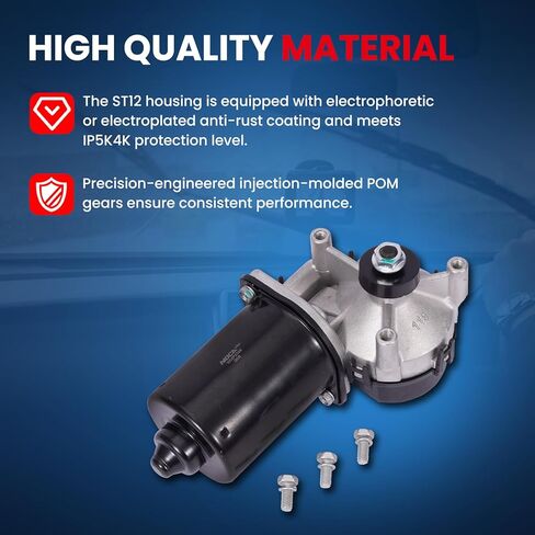 محرك ممسحة أمامية MOCA 85-2068 يناسب 2008-2010 لشاحنة Ford F-250/ F-350/ F-450/ F-550 Super Duty ولشاحنة F-650/ F-750 Base Straight Truck Front، 2011 لشاحنة Ford F-650/ F-750 Base Straight in Kuwait