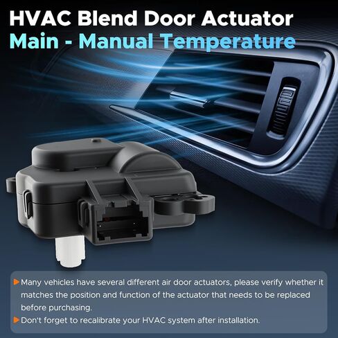 مشغل باب مزيج سخان HVAC متوافق مع دودج رام 1500 2009-2018، 2500 3500 4500 5500 2010-2018، 1500 كلاسيك 2019-2023 درجة الحرارة اليدوية الرئيسية تحل محل 68089742AA in Kuwait