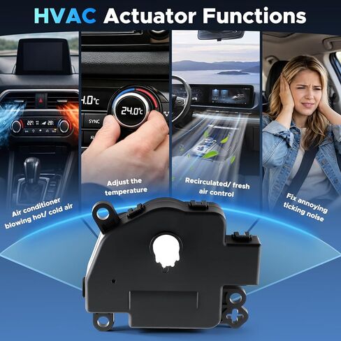 مشغل باب مزيج سخان HVAC متوافق مع دودج رام 1500 2009-2018، 2500 3500 4500 5500 2010-2018، 1500 كلاسيك 2019-2023 درجة الحرارة اليدوية الرئيسية تحل محل 68089742AA in Kuwait