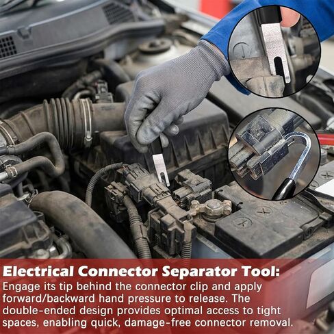 6Pcs Electrical Disconnect Pliers Set Automotive Electrical Connector Removal Tool High-carbon Steel Professional Hose Clamp Kit with Terminal Removal Tool Ideal for Automotive Repairs in Tight Spaces in Kuwait