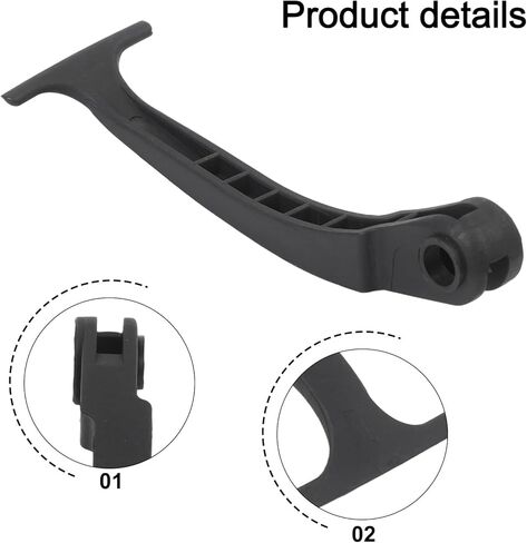Bonnet Release Handle E-Class W210 1996-2002, Hood Latch Lever Replacement A2118870327, Black ABS Interior Switch Control in Kuwait