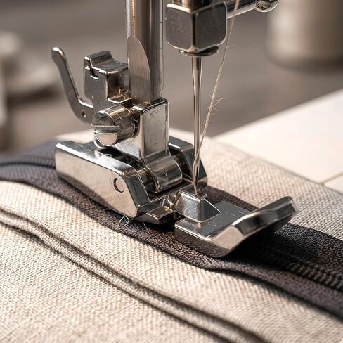 Zipper Foot Zipper Presser Foot Compatible with Snap on Singer, Brother, Janome, Juki, Babylock, Elna, Kenmore, White, Necchi, Simplicity, Euro-Pro, New Home, and More Sewing Machines in Kuwait