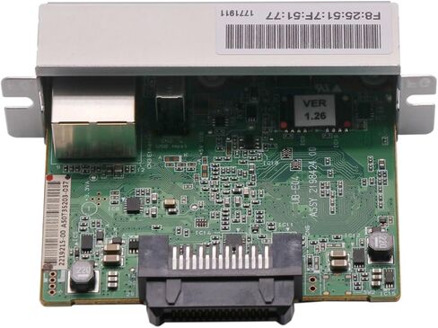 لوحة واجهة إيثرنت UB-E04 من BestParts مع منفذ USB، متوافقة مع طابعات إيصالات Epson TM-T88V، T88IV، U220، H2000، H6000 POS in Kuwait