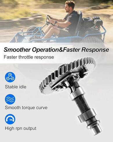 .275 Camshaft 196cc OHV Clone Engine Fit for Tillotson 196 212 225 Compatible with Honda Clones 196cc Fit for Predator 212cc Compatibility with Hemi Honda GX200 Go Kart in Kuwait