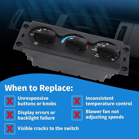 A/C Heater Climate Control Module Switch Panel for International 4200 4300 4400 7400 7500 7600 7700 8500 8600 Citystar Prostar Durastar Lonestar Terrastar Transtar Workstar in Kuwait