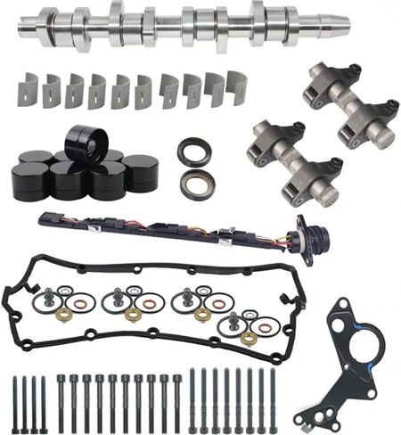 Camshaft And Rocker Arm Kit With Wiring Harness 038109101AH Compatible With A3 A4 Seat 1.9 2.0 TDI in Kuwait