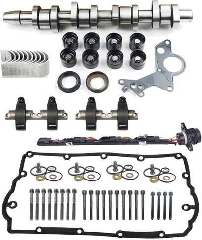 Camshaft And Rocker Arm Kit With Wiring Harness 038109101AH Compatible With A3 A4 Seat 1.9 2.0 TDI in Kuwait