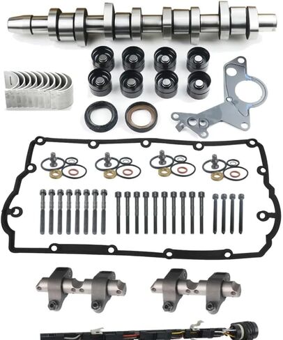 Camshaft And Rocker Arm Kit With Wiring Harness 038109101AH Compatible With A3 A4 Seat 1.9 2.0 TDI in Kuwait