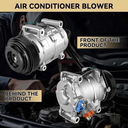 A/C Compressor with Clutch Compatible with Dodge Grand Caravan 2011-2020, Journey 2011-2019, Avenger 2011-2014, for Chrysler Town & Country 2011-2016,for Chrysler 200, Ram C/V, CO 30015C, 98320 in Kuwait