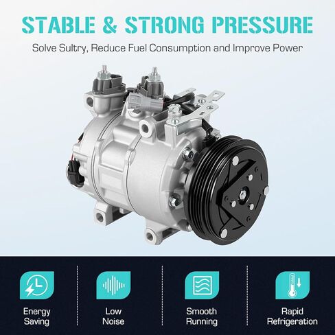 ضاغط تيار متردد مع قابض مناسب لسيارة Ford Focus 2L 2014 2015 2016 2017 2018، استبدال CO 29190C، استبدال سيارات تكييف الهواء in Kuwait