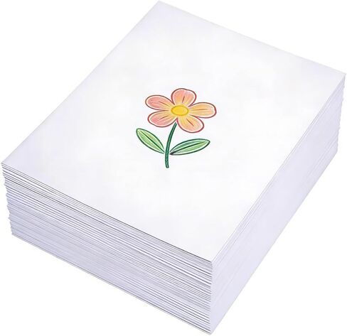 500 Sheets White Drawing Paper 9"x 12"White Art Construction Paper for Sketching Origami Craft Project in Kuwait