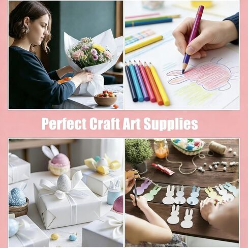 500 Sheets White Drawing Paper 9"x 12"White Art Construction Paper for Sketching Origami Craft Project in Kuwait