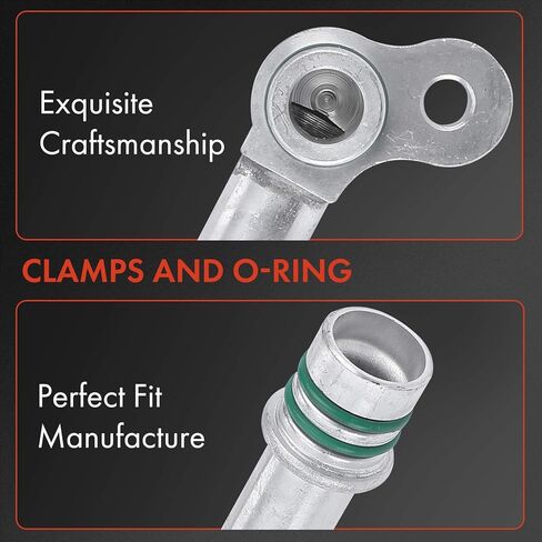 A-Premium A/C Suction Hose Assembly Compatible with Cadillac CTS, 2008-2014, 2.0L 3.0L 3.6L, Compressor to Evap in Kuwait