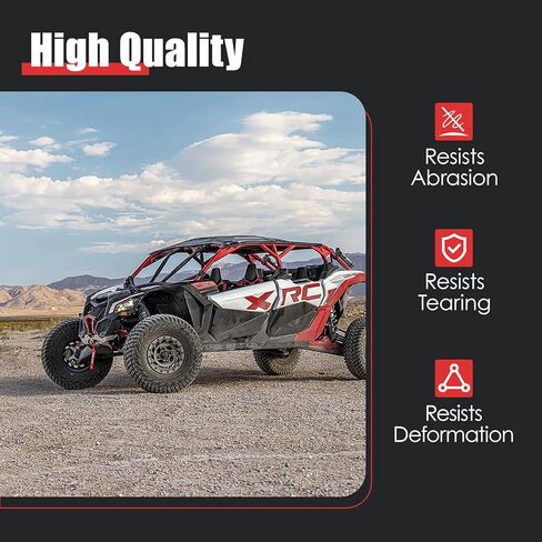 زوج واحد من مجموعة وسائد المقعد الجانبية متوافقة مع موديلات Can-Am Maverick X3 (2017-2025)، وX3 Max (2017-2025)، وMaverick R (2024-2025) - وسادة جانبية ناعمة من إسفنج البولي يوريثان in Kuwait