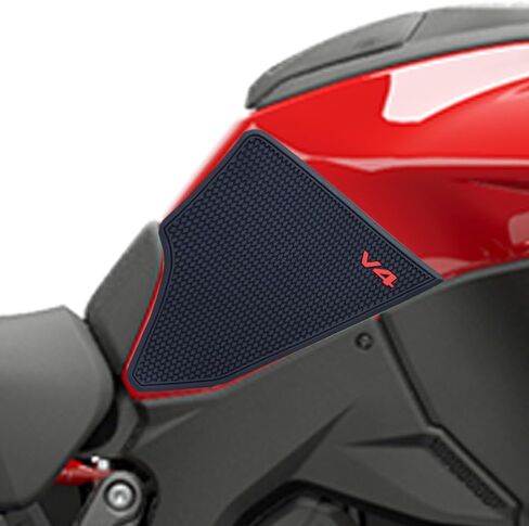ملحقات الدراجة النارية وسادة خزان الوقود الجانبية لـ Ducati Multistrada V4 S V4S RS 2021-2025 وسادات الخزان ملصقات واقية لمقبض الركبة بالغاز وسادة تثبيت مطاط PVC باللون الأسود in Kuwait