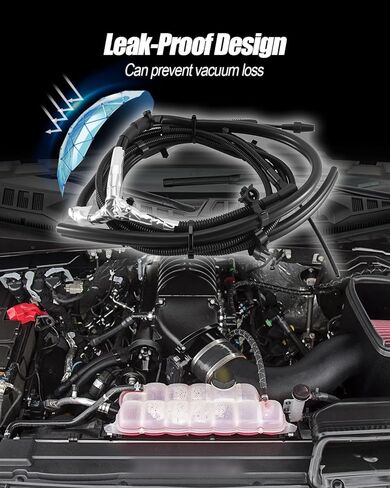 Front Locking Hub Vacuum Line Fit for Ford F-150 Models with 4WD Auto Locking Front Hubs From 2004-2008 Replace 7L3Z-7A785-A 926-466 5L3Z-7A785-A 5L3Z-7A785-AC 5L3Z-7A785-AB in Kuwait